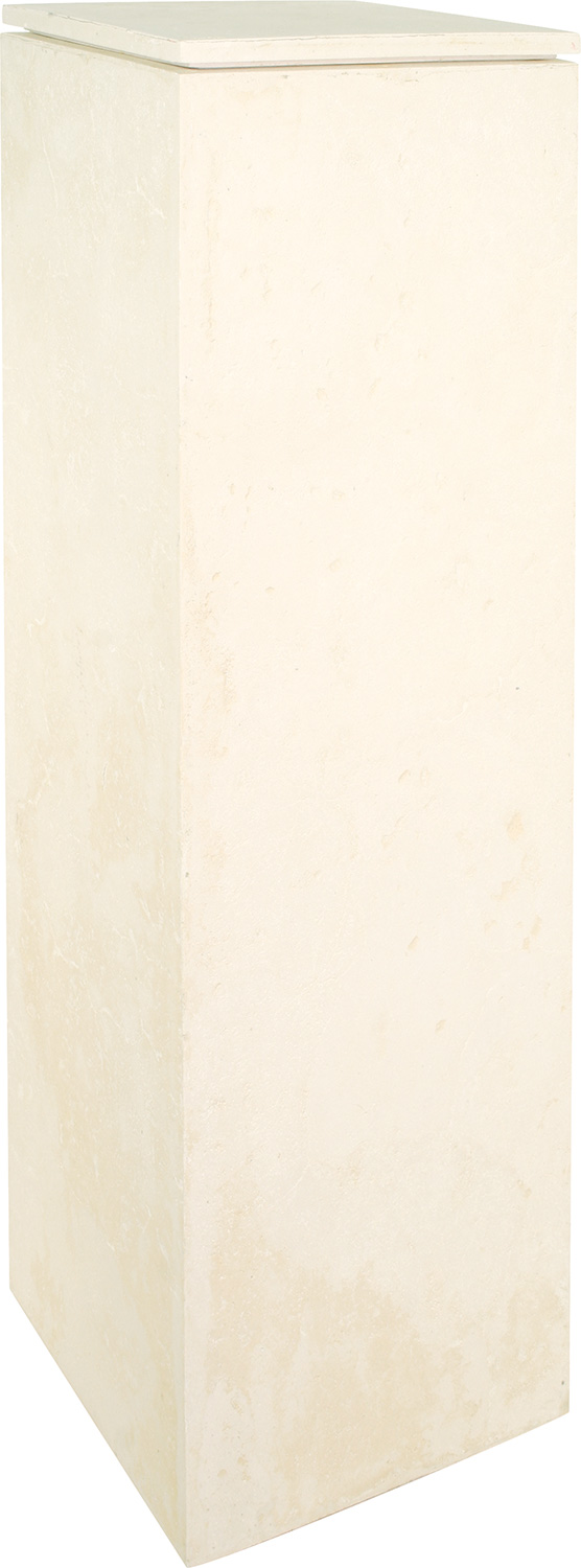 Polystone Style Deckel, 40x40/4 cm, crème L: 40 B: 40 H: 4 | crème