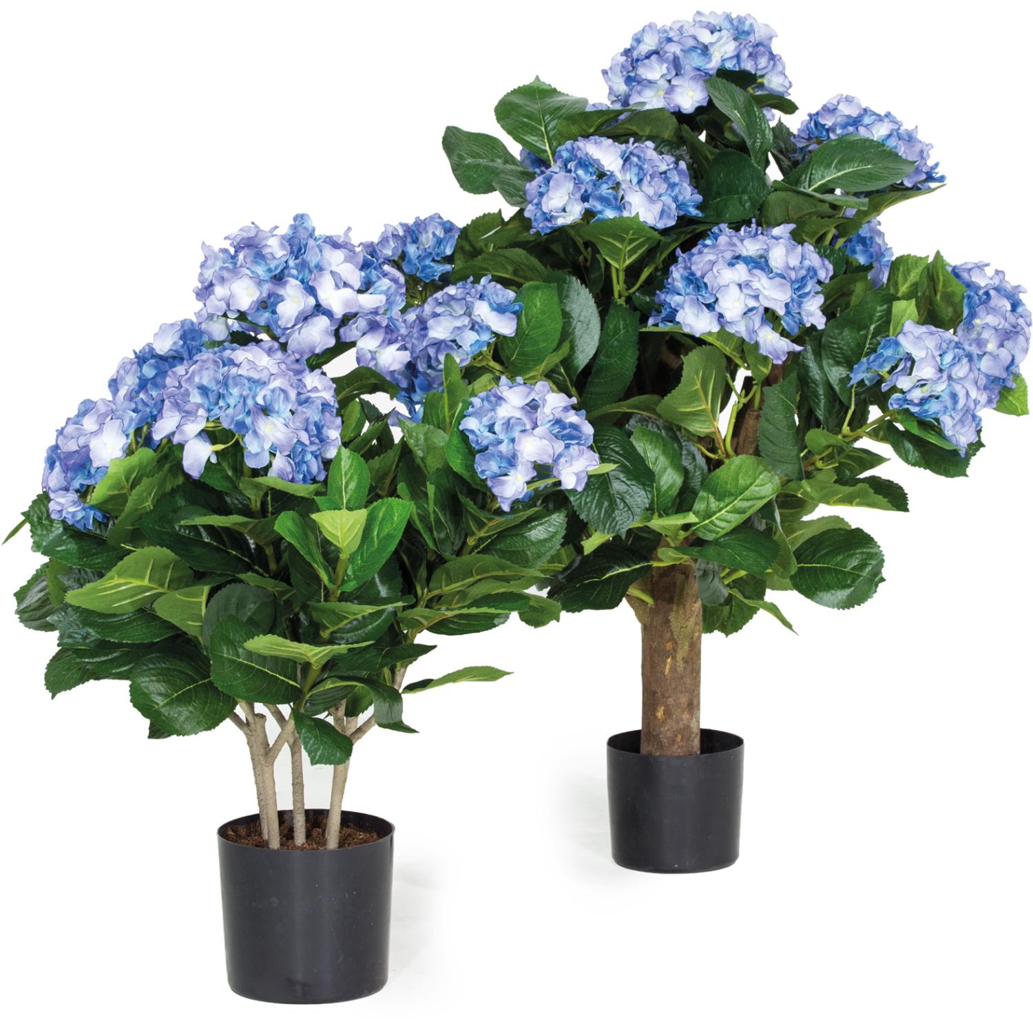 fleur ami | Planta artificial de hortensia, azul | Alta calidad y  exclusividad