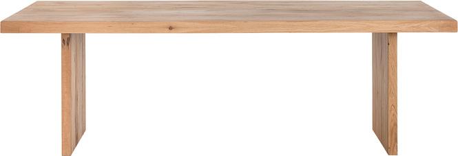 Tamok Tisch, 240x100x76 cm, Tischplatte 6 cm dick, natur geölt 