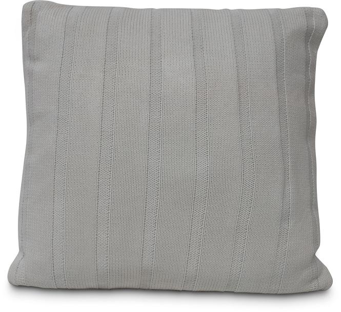 Finja - Knitted Cushion (with filler) 45x45cm, teal 