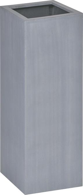 Fioriera Tribeca Block, 40 x 40 cm, altezza 100 cm, grigio naturale 