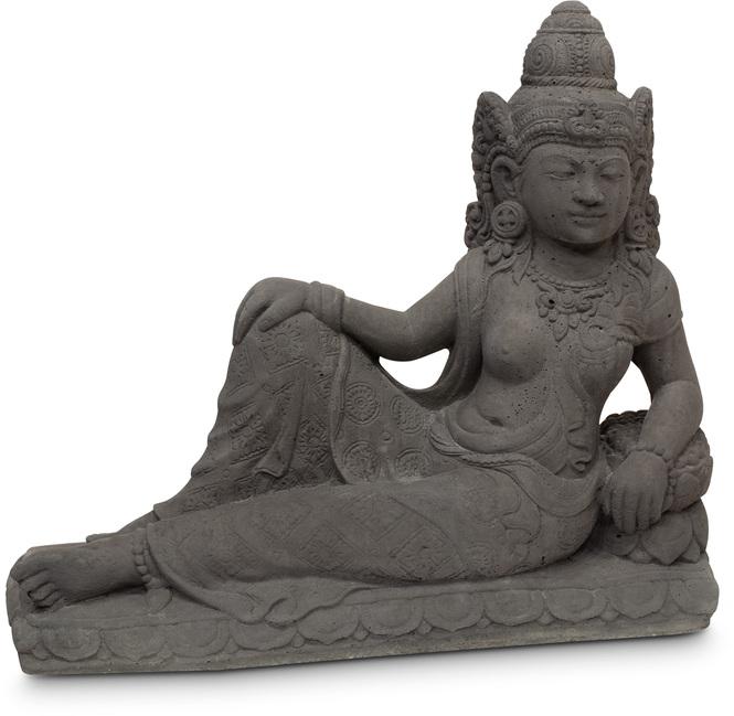 Steinfigur Shri Wari liegend 