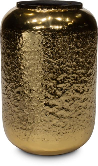 Sadia - Vase, 19/31 cm,  champagner-gold, aluminium 