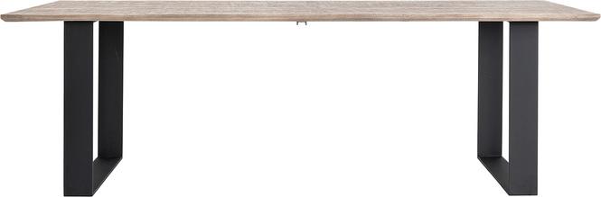 Tamok Tisch, 240x100x76 cm, Eiche rustikal, pebble grey 