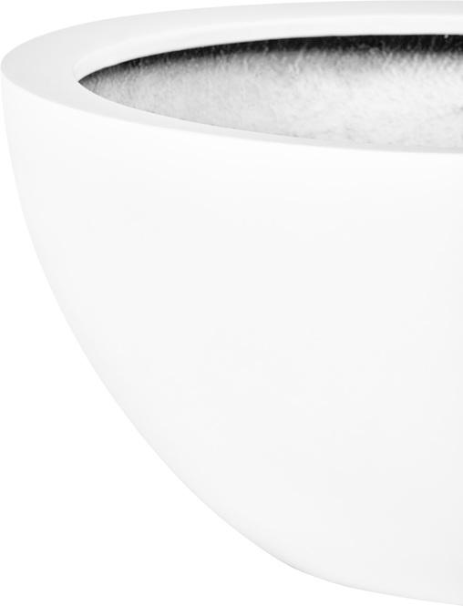 Tribeca Shape Pflanzschale, Ø 45 cm, Höhe 22 cm, matt weiß 