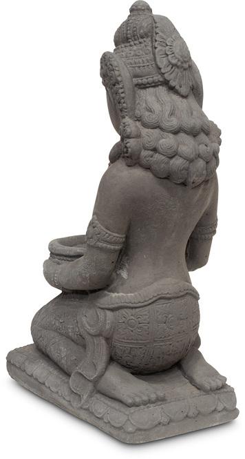 Steinfigur Shri Wari hockend 