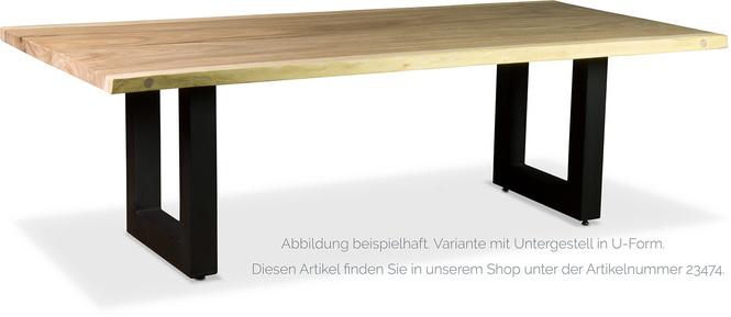 Giant Baumstamm Tischplatte 300x110/5 cm, Akazie natur