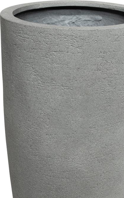 Tribeca Shape Natural raw Pflanzgefäß, 35/78 cm, grau