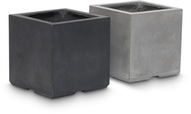 Division Plus plant cube, 23x23/23 cm, natural-concrete 