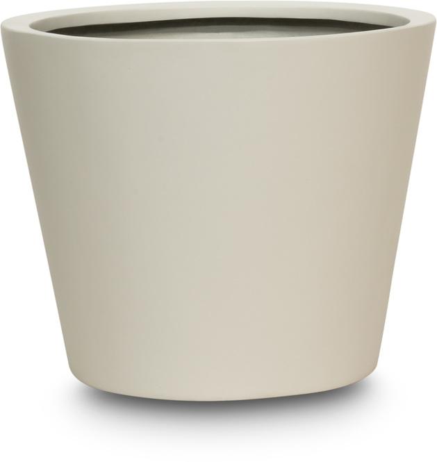 Conical planter 50/40 cm, white (ral9010) 