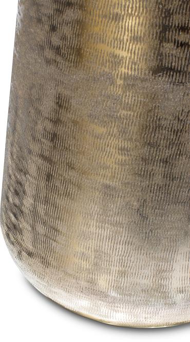 Larisa - vaso, 29/65 cm, champagne dourado, alumínio 