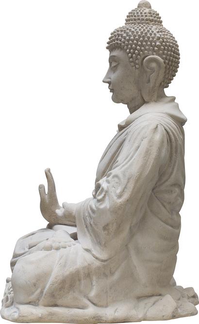 Monk Skulptur, segnend, Sandstein 