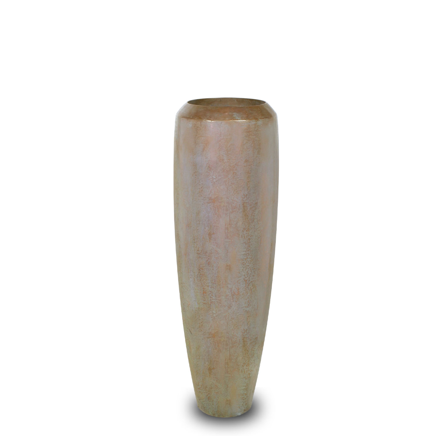 Loft Vase de sol, Ø 31 cm, hauteur 100 cm, verdigris bronze 