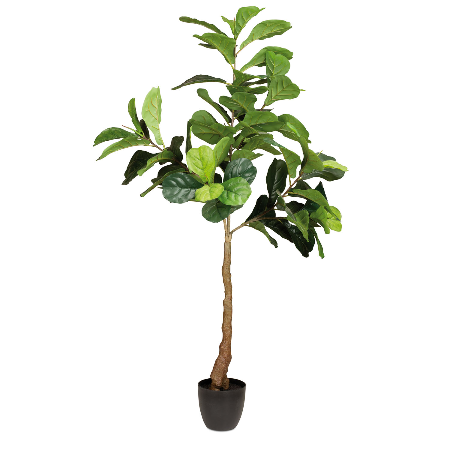 Figa wiechowata - Ficus Lyrata, sztuczna roślina 152 cm 